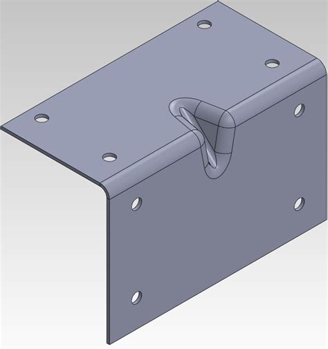 sheet metal gusset forming tool